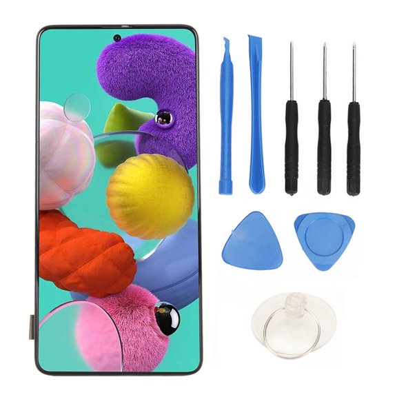 Sorven Phone Screen Replacement Cell Phone 6.5 Inch Screen, High Brightness Phone Screen Replacement for A51 SM A515F
