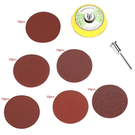 Sorven Polishing Pads Sanding Discs, Polishig Discs Simple and Easy To Use with Silicon Carbide for Furniture Hardware and Automobile Repairing