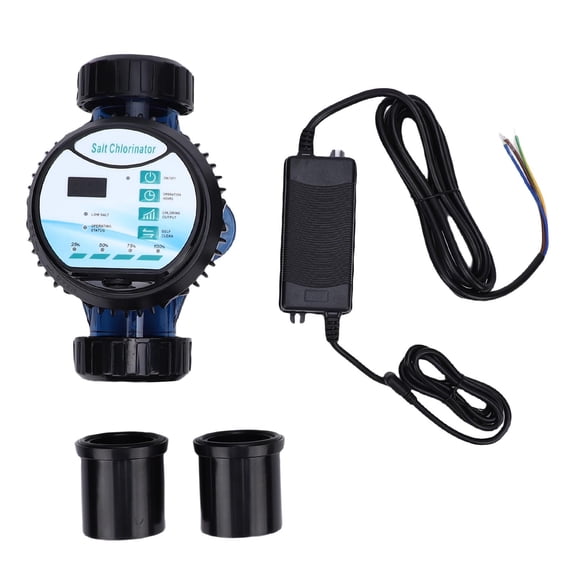Sorven Pool Cl Generator Generator Saltwater Chlorinator 10g/h Smart Control Self Cleaning Pool Salt Cl Generator for 45m Pool Hot Tubs SPA