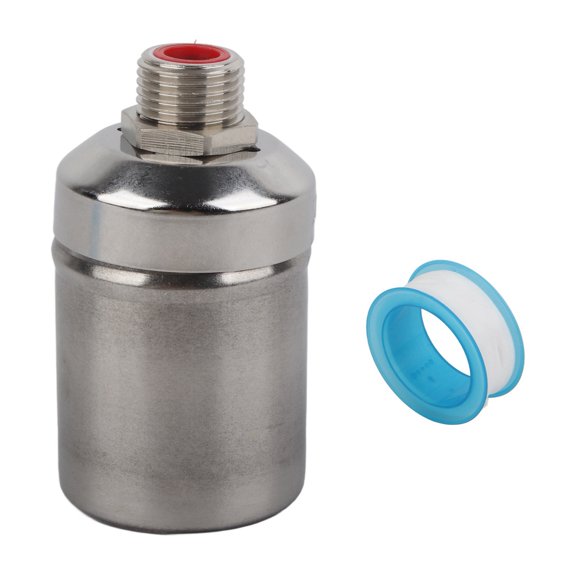Sorven Pools Valve 1/2in Floating Ball Valve Stainless Steel Automatic Water Control Valve for Water Tank Sink Tower