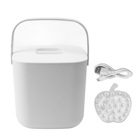 Sorven Portable Countertop Dishwasher Mini Dishwasher, ABS PC Portable Countertop Dishwasher for Kitchen White