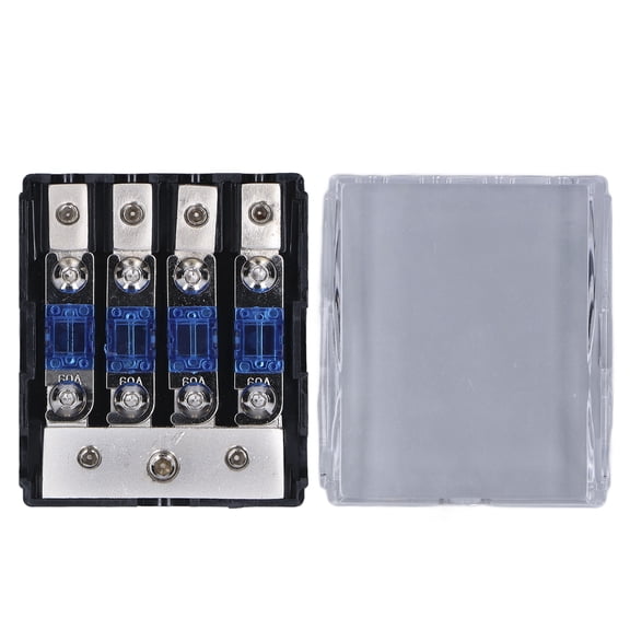 Sorven Power Distributor Block Car Power Distribution Block, Audio Fuse Holder 60A for Trucks for RVs for Boats