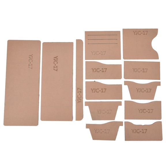 Sorven Purse Template Acrylic Template, Practical Leather Pattern Acrylic Leather Template Wallet Template for DIY Leather Crafts Mould Tool