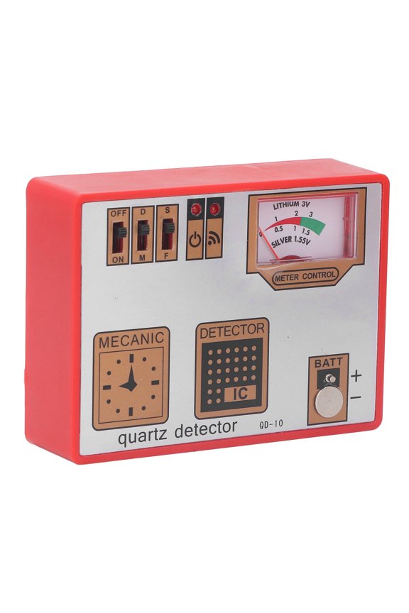 Quartz Tester Quartz Tester, Watch Demagnetization Machine 3 in 1 with on Off Buttons for Measurement