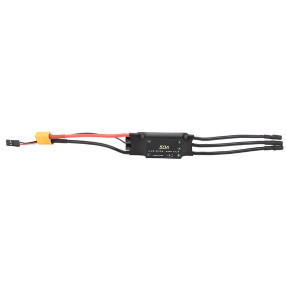 Sorven RC AccessoryElectronic Brushless Speed Controller, 50A RC Brushless ESC for RC Drone Foam Airplanes Accessory
