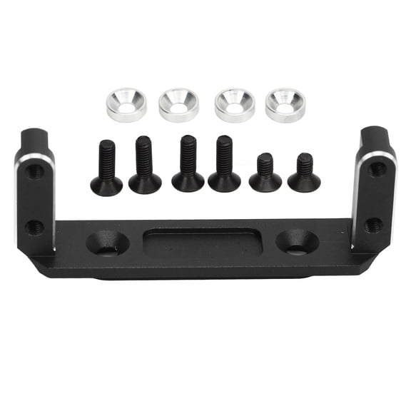 Sorven RC Servo Mount Aluminum Alloy Servo Mount, Rust , Capra UTB10 1/10 RC Crawler Upgrades, Enhances Performance, Smooth Turns, Easy Installation, Black Engraved Gold Edge