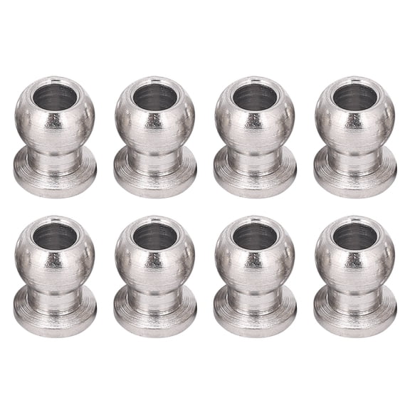 Sorven RC Shock Damper Head Rod 8Pcs 1/10 RC Shock Damper Ball Head for Hpi/Hsp/Losi/Axial///Himoto/Losi