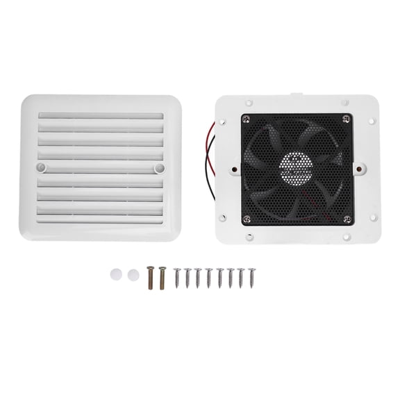 Sorven RV Kitchen Vent Fan RV Air Vent Fan, RV Side Vent Fan 5.51x5.12x1.77in Nylon for Trailers for Boats