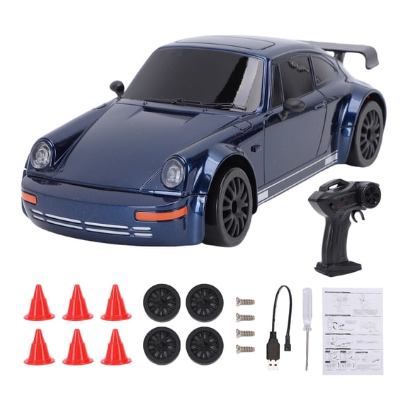 Sorven Racing Sport Toy Car2.4G RC Drift Car Powerful Throttle Racing Toy Car for Drifting Night Driving