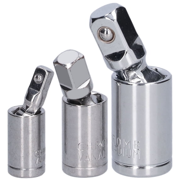 Sorven Ratchet Wrench Socket Adapter Universal Joint Set, Joint Socket Set 3pcs for Ratchet Wrench