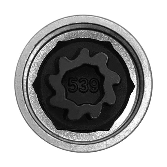 Sorven Replacement for Wheel Locking Key, Anti Theft Screw Socket Wrench Tool with Steel Construction, for Security Master Locking Wheel Nut 540 Car Screw Socket Security Replacement