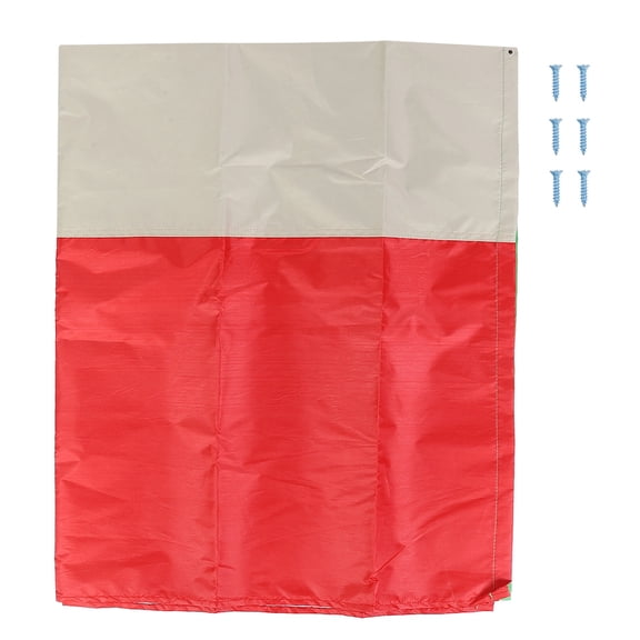 Sorven Roof Canopy Camping Canopy, 210D Oxford Fabric Outdoor Canopy for Travel for Hiking for Backpacking for Camping Green + Beige + Red