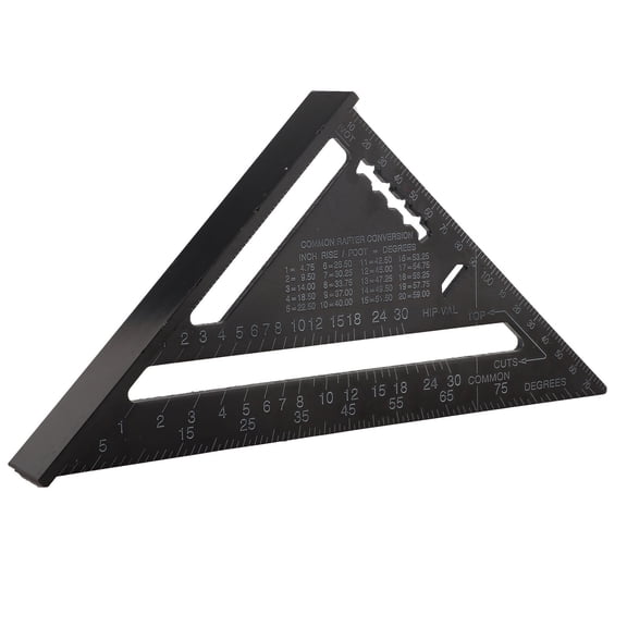 Sorven Roofing Protractor Aluminum Alloy Angle Protractor, Metric System, for Roof, Remodeling