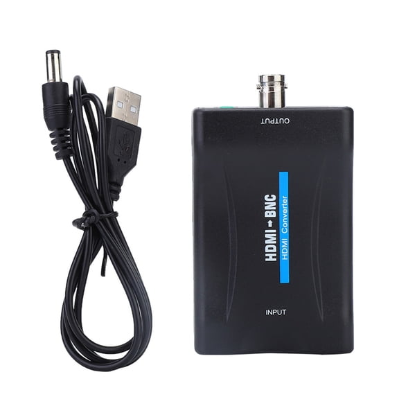 Sorven Signal ConverterComposite Video Signal Converter, High Definition Multimedia Interface To BNC Stereo Audio Converter for DVD Recorders for Video Players