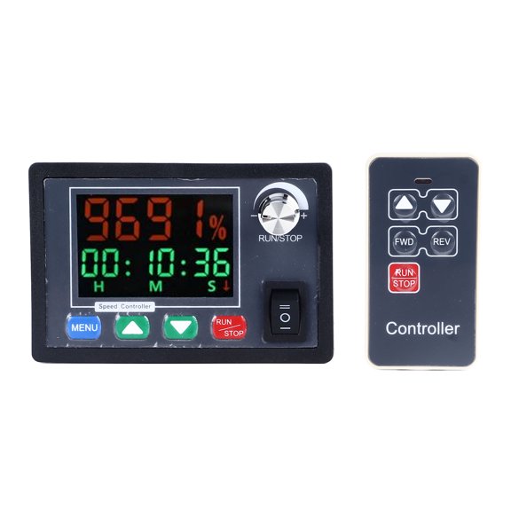 Sorven Smart Motor Speed Controller Motor Speed Controller, Manual Auto Mode DC 10-55V Smart Speed Governor for Mechanical Equipment