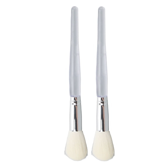Sorven Soft Facial Applicator Brush Face Brush, Mud Applicator Brush Clear Handle 2 Pack for Home
