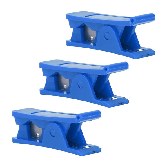 Sorven Soft Pipe Cutter Hose Cutter, Impact Resistant PTFE Tubing Cutter for Nylon Blue