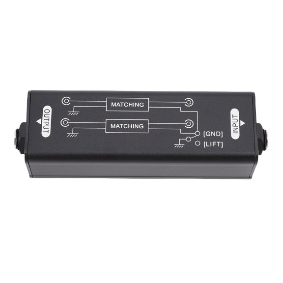 Sorven Sound Passive Isolator Sound Sound Signal Isolator 6.35mm Sound Passive Noise Isolator Hum Eliminator for Studio Home Stage Use