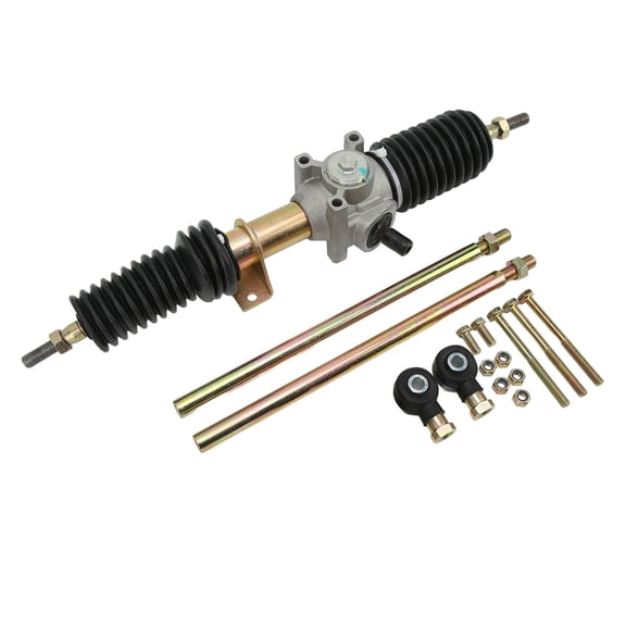 Sorven Steering Rack Pinion Kit Power Steering Rack Pinion Assembly, Steering Shaft Tie Rods Rack Kit Heavy Duty for ATV