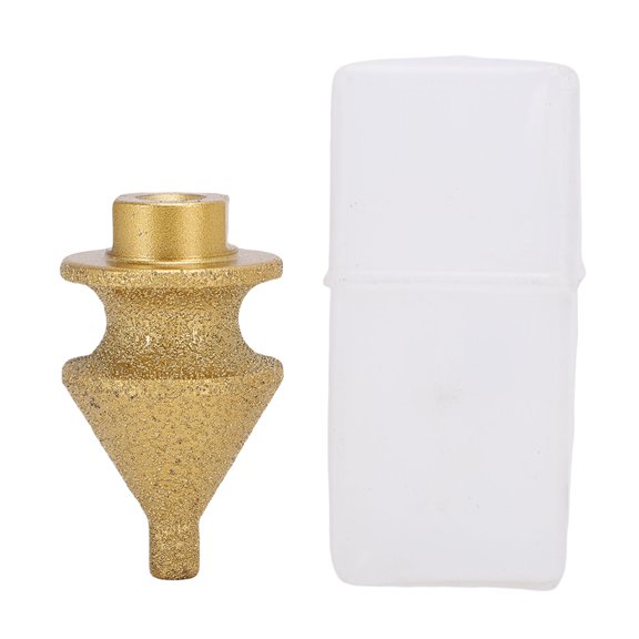 Sorven Step Drill Bit 10-38mm Step Chamfer Drill Bit Emery Brazed 10-38mm Multi Layer Tapered Cone Reamer for Metal Wood Concrete Tile Marble Engineered Stone