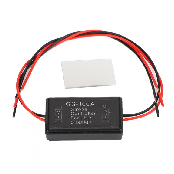 Sorven Stop Lamp Controller Brake Lamp Controller, Simple Install Waterproof Flashing High Sensitivity Stop Light Controller Enhance Safety Corrosion Proof for Vehicles