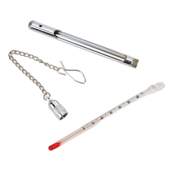 Sorven Stream Water Temperature Measurement Tool Stream Water Temperature Measurement Tool, Sturdy Fishing Thermometer with Pocket Clip for Fly Fishing
