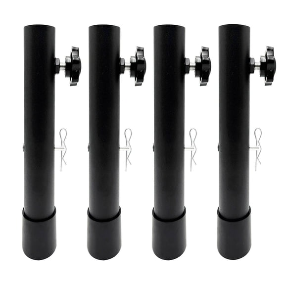 Sorven Table Leg Extenders Folding Table Risers, Folding Table Risers Extenders Stainless Steel for Counter Height Type B 7.8in20cm