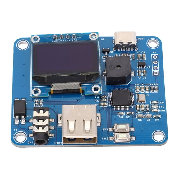 Sorven Telegraph Practice CW Trainer With CW Trainer with Organic LED Display and USB Interface Morse Code Exerciser Keyboard for Telegraph Practice