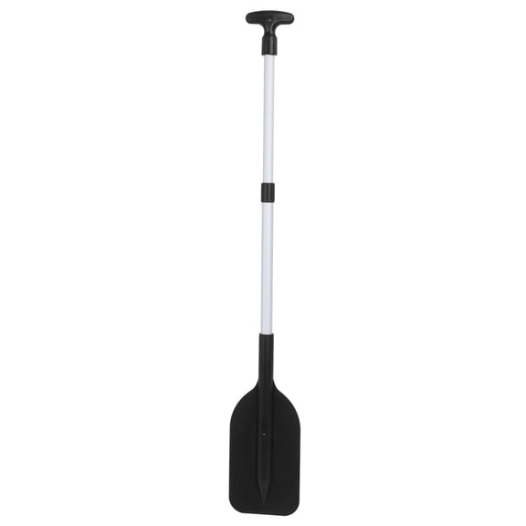 Sorven Telescoping PaddleCanoe Paddle, Boat Paddle Sturdy Aluminum Alloy Rod for Fishing Black