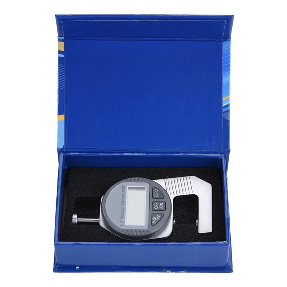 Sorven Thickness Meter Gauge Digital LCD Readout Percentile Thickness Quick Measure Head Applicable to Paper Pipe Sheet Metal