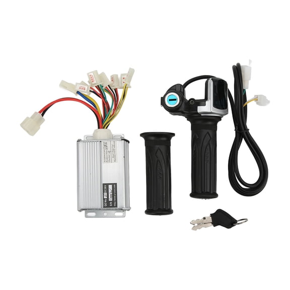 Sorven Throttle Grip with Display Motor Brush Speed Controller, Throttle Grip with Lock 36V Replacement for China Big Surfing for Pocket Bikes for Mini Bike