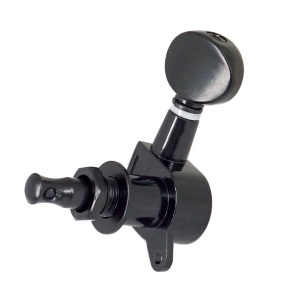 Sorven Tuning Machines Sealed Machine Heads Grover Tuning Pegs, Sealed String Tuning Pegs, Heavy Duty Machine Heads, 6pcs Right Guitar Tuners, Chrome Silver for Electric or Acoustic Guitar