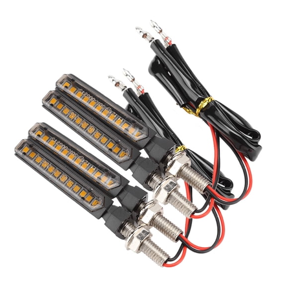 Sorven Turn Signal Flashing Light Turn Signal Light, Turn Signal Blinker 12LEDs for Motorcycle Sccotor