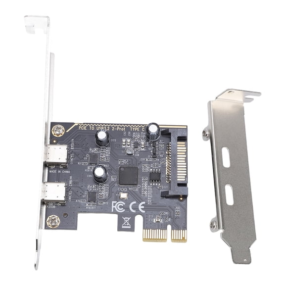 Sorven USB 3.2 Gen1 Expansion Card2 Port USB 3.2 Gen1 Expansion Card, 5Gbps PCIe To Type C Adapter Card PCB for Desktop PC