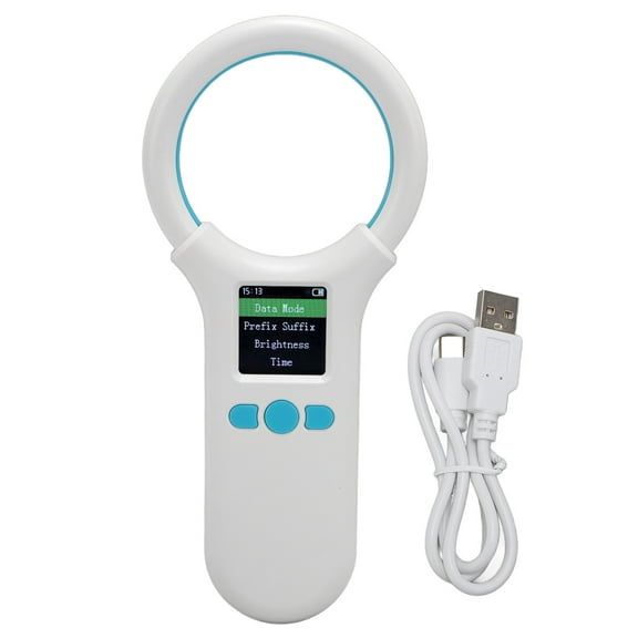Sorven USB Animal Microchip ScannerAnimal Chip ID Reader, 134.2KHz 125KHz Animal Microchip Scanner with Buzzer for Pig