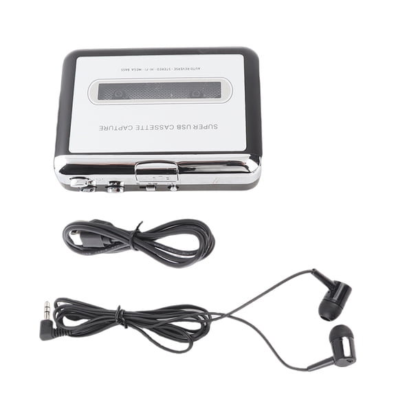 Sorven USB CassetteUSB Tape To MP3 Converter Stereo Audio Music Player for Use Portable Cassette Player