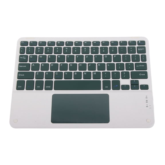 Sorven Ultra Slim Keyboard Bluetooth Keyboard, 78 Keys Wireless Keyboard with Touchpad for Laptops Dark Green