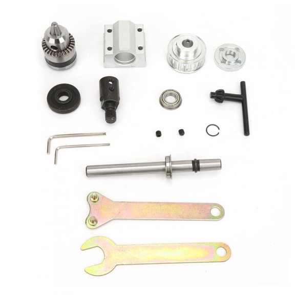 Sorven Unpowered Drill Spindle Unpowered Spindle Assembly B10 Drill Chuck M10 Shaft Sleeve DIY Table Saw Bench Drill
