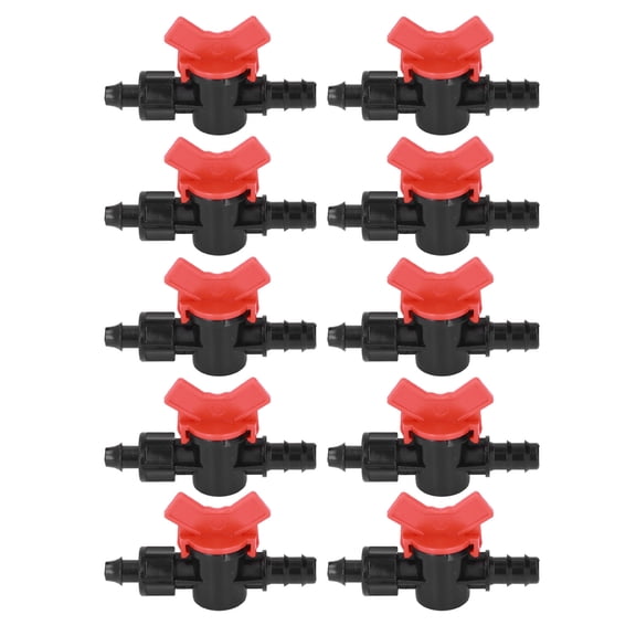 Sorven Valve Barbed Ball Valve, Adjustable Drip Irrigation Switch Valve for Irrigation