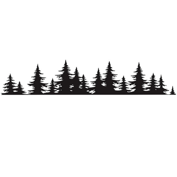Sorven Vinyl Decal Window Pine Pine Tree Forest Car Sticker Vinyl Decal Window Car Body Decor Sticker