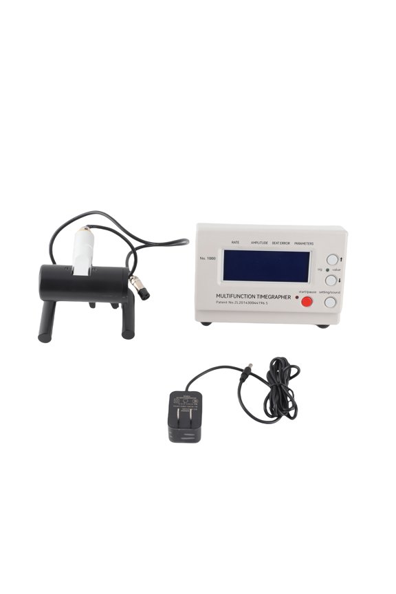 Watch Timegrapher Multifunctional Mechanical Watch Tester Timegrapher LCD Portable Daily Difference Swing Measurement Polarization White Material Color