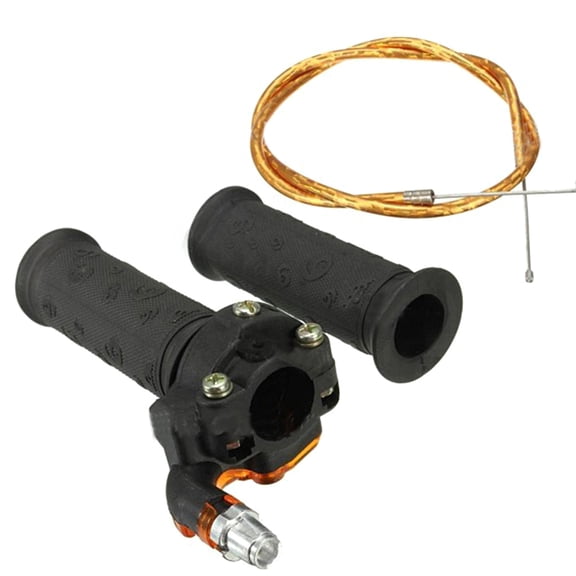 Sorven Water Cooled Throttle Cable Handle Mini Motorbike Throttle Hand Grip with Twist Throttle Cable Fit for 47cc 49cc MINI MOTO Pit Dirt Bike ATV QUAD