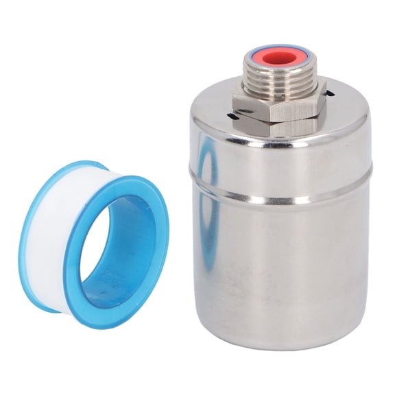 Sorven Water Valve Controller G1/2 Thread Float Valve, 304 Stainless Steel Auto Shut Off Float Valve for Water Tank for 0.2-10KG Pressure