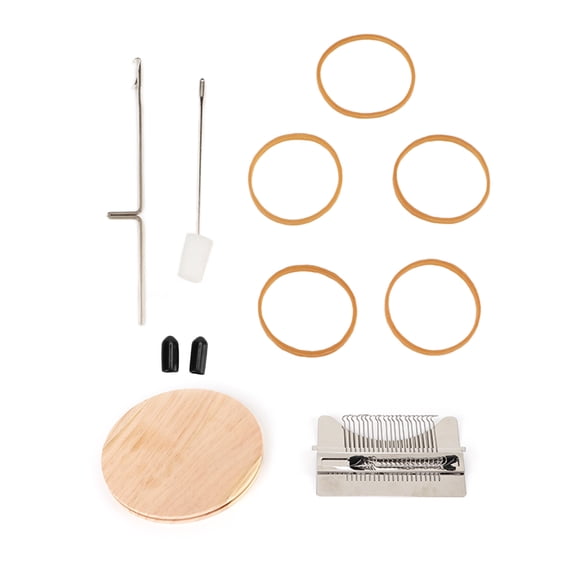Sorven Weaving Tool Darning Looms, Repair Damaged Clothes Darning Mini Looms Machine for DIY Crafts 21 Needles