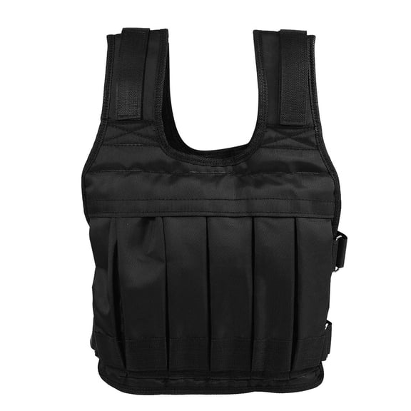 Sorven Weight Vest50kg Weighted Vest for Strength Training, Adjustable & sturdy Oxford Cloth Fitness Jacket with 12 Pockets for Sands or Weights, Shock Absorbing Foam Pad, Widened Shoulder Band