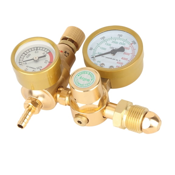 Sorven Welder Gas Regulator Welding Flow Meter, 0-3500psi 1/4in Outlet Welder Gas Regulator Simple Reading for Agron