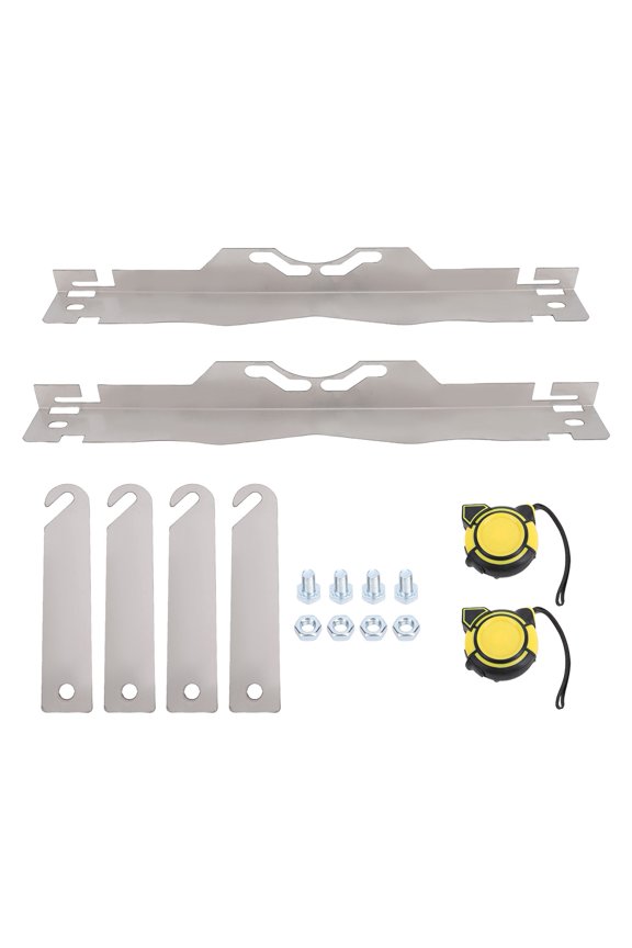 Wheel Alignment Tool Car Front End Alignment Tool, Efficient Chassis Toe Adjustment for Precision Measurement, Heavy Duty Stainless Steel Wheel