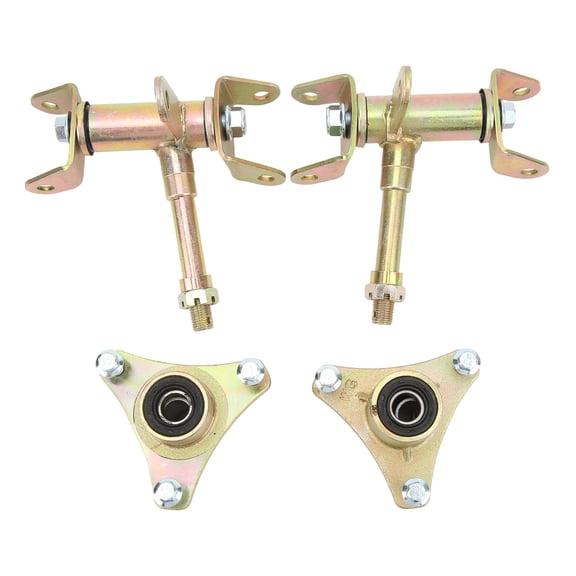 Sorven Wheel Disc Brake Stub Axle Steering Strut Knuckle Spindle, Heavy Duty Deformation Proof Aluminum Alloy Front Brake Disc Wheel Hub Left Right Durable for UTV