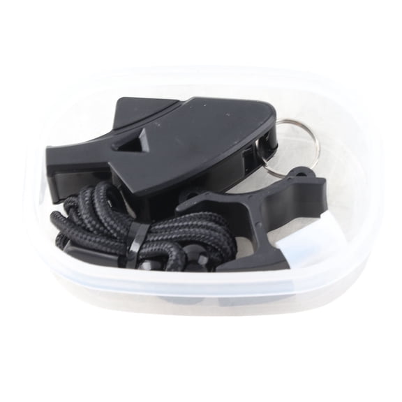 Sorven Whistle Plastic Crisp Sound Whistle, Lanyard and Finger , Suitable For Referees, , Gym, Competition, All Weather with Excellent Airflow Design