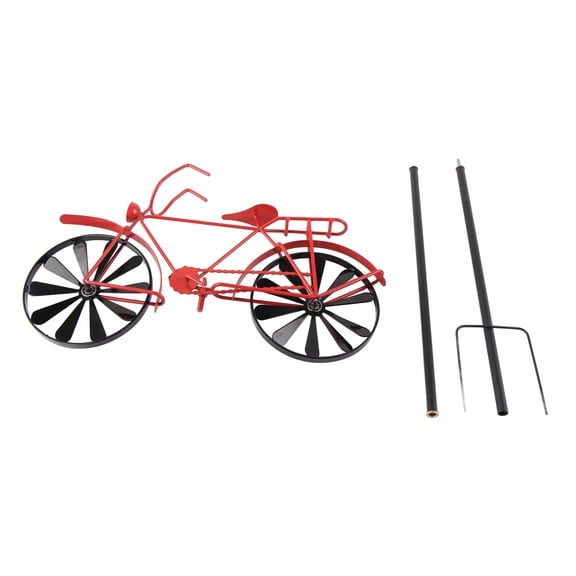 Sorven Wind Vintage Wind Spinner, Bike Wind Spinners Red for Yard